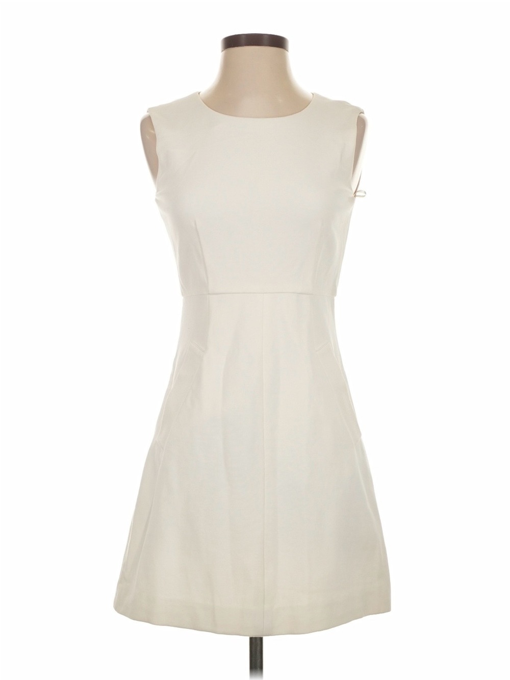 Diane Von Furstenberg Sleeveless Cream Mini Dress (Send Offer!)